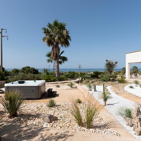 Le Gioie - Villa Macchia Mediterranea - Splendida Villa Vista Mare Immersa Nel Verde Torre Pali Extérieur photo
