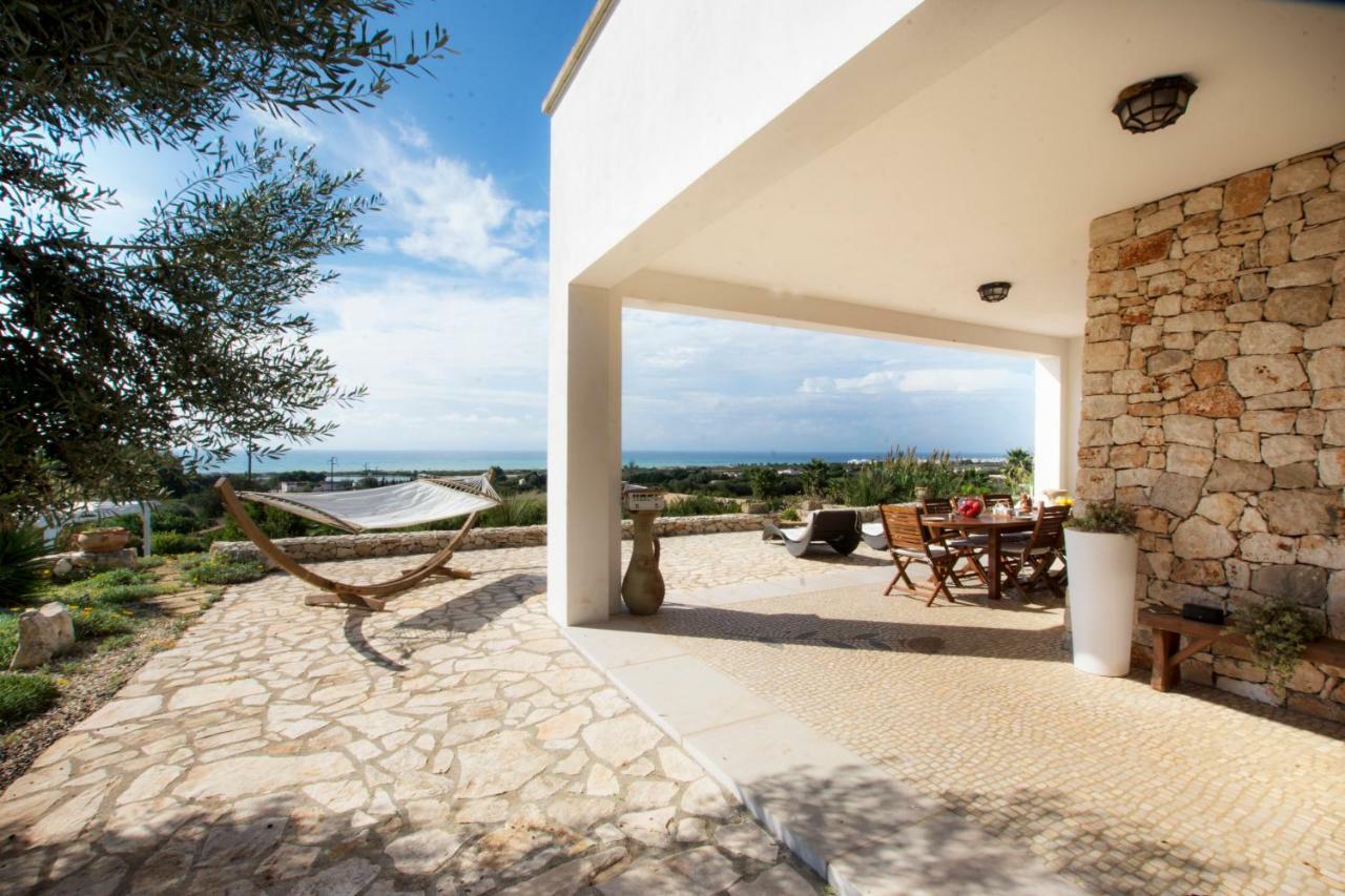 Le Gioie - Villa Macchia Mediterranea - Splendida Villa Vista Mare Immersa Nel Verde Torre Pali Extérieur photo